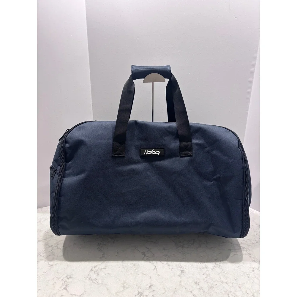 Halfday Travel Garment Duffel Bag Navy Blue 2-in-1 Weekender‎ Suit Bag